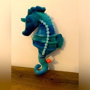 Wild Republic Cuddlekins Blue Seahorse 12” Plush Stuffed Realistic